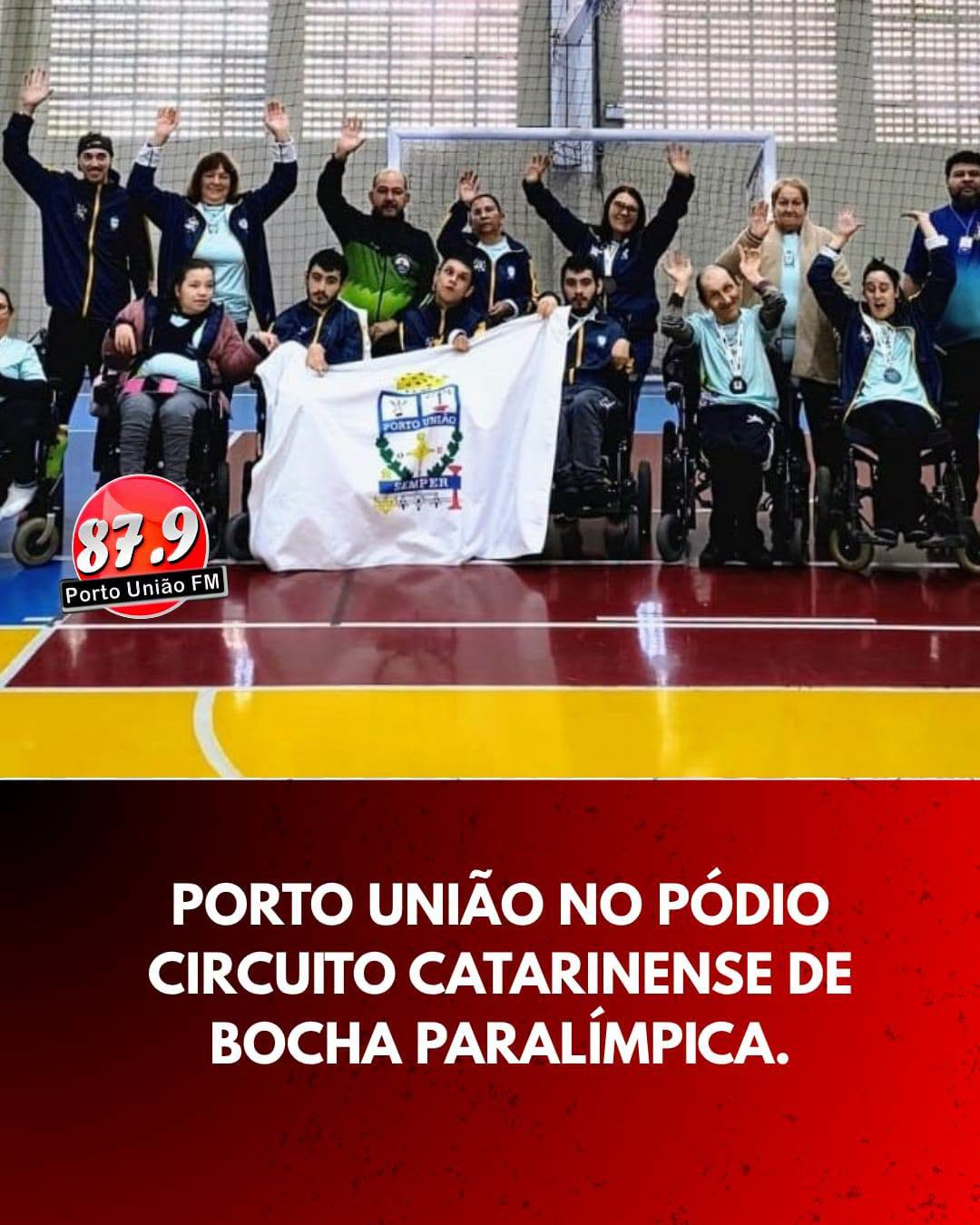 Atletas de Porto União conquistam quatro pódios no Circuito Catarinense de Bocha Paralímpica