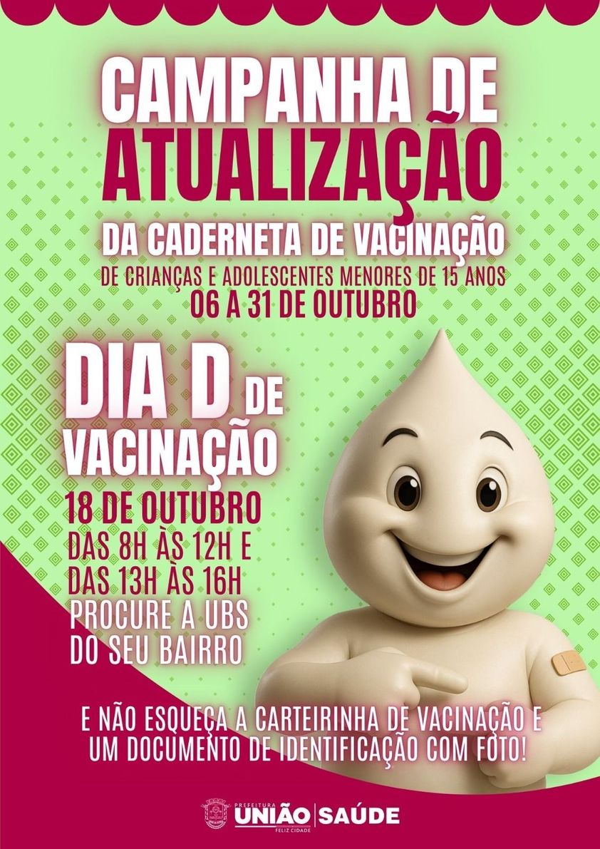 União da Vitória realiza Dia D da Vacinação neste sábado (18)