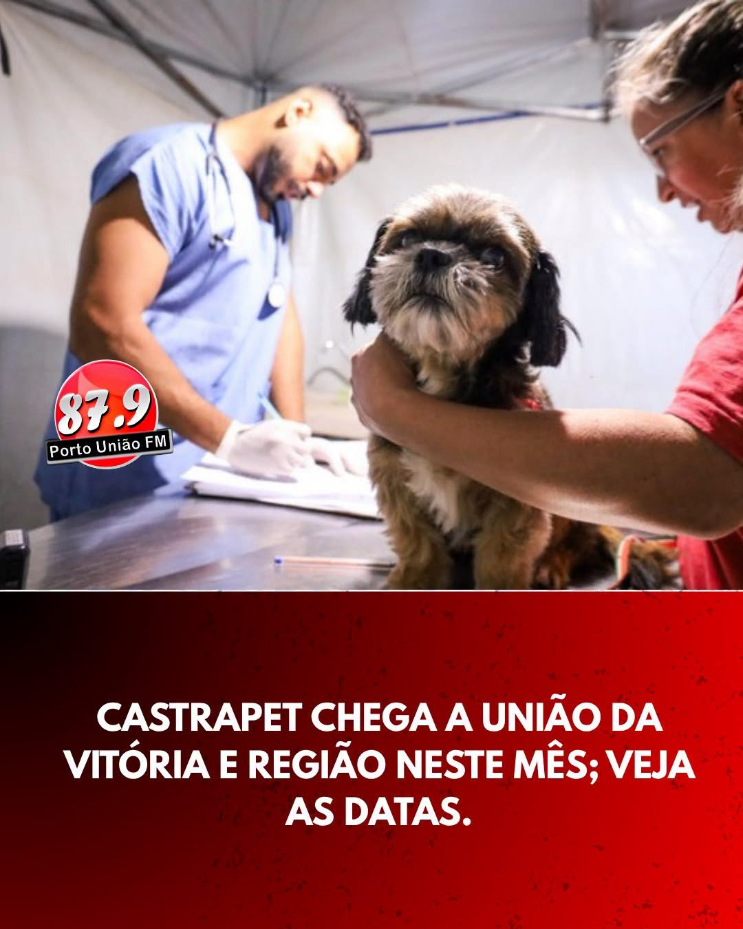 CastraPet Paraná atenderá União da Vitória nos dias 22 e 23 de julho