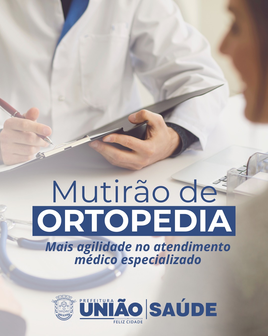 Saúde de União da Vitória realiza mutirão de atendimento com ortopedista