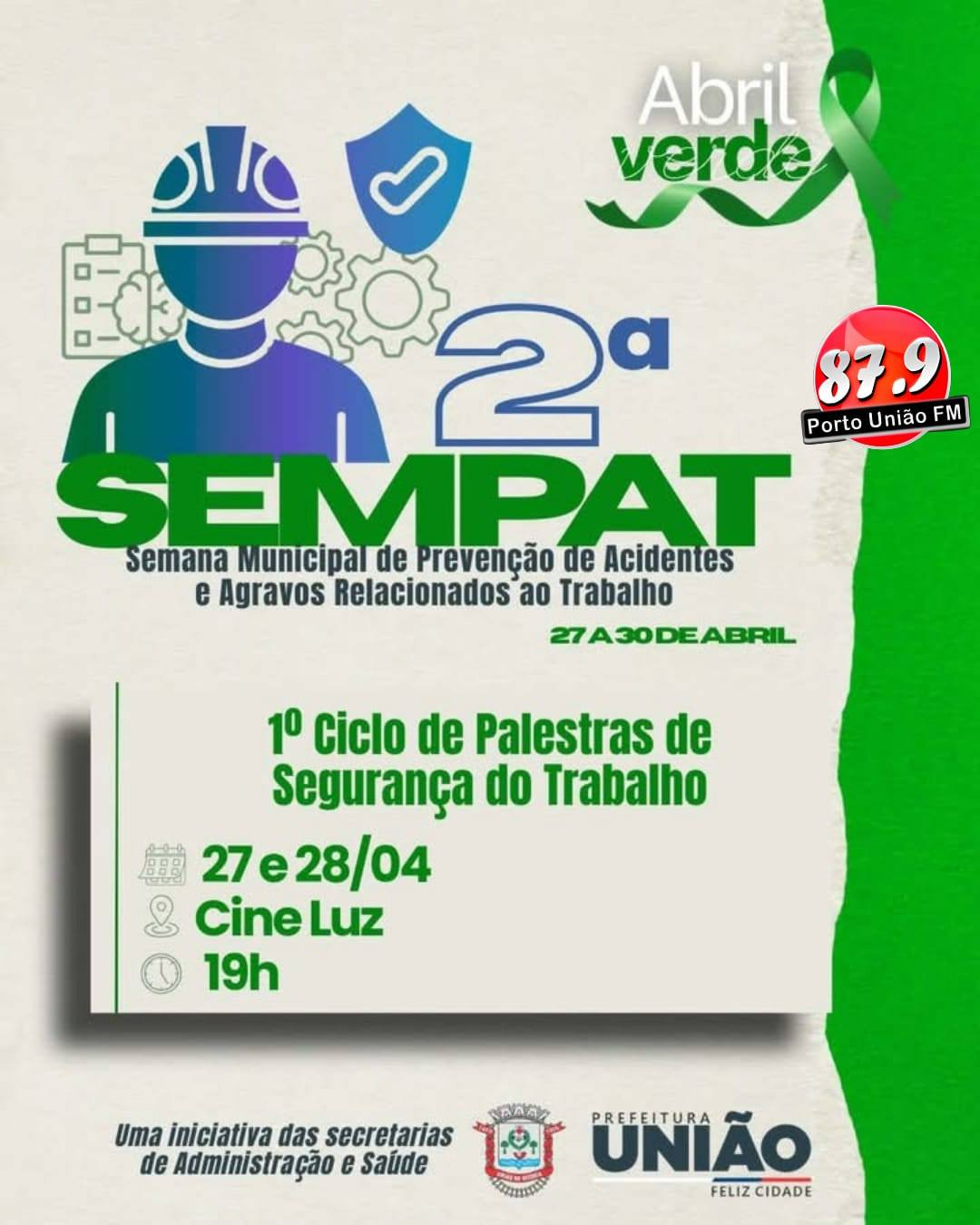 União da Vitória promove ciclo de palestras sobre segurança no trabalho durante a 2ª SEMPAT