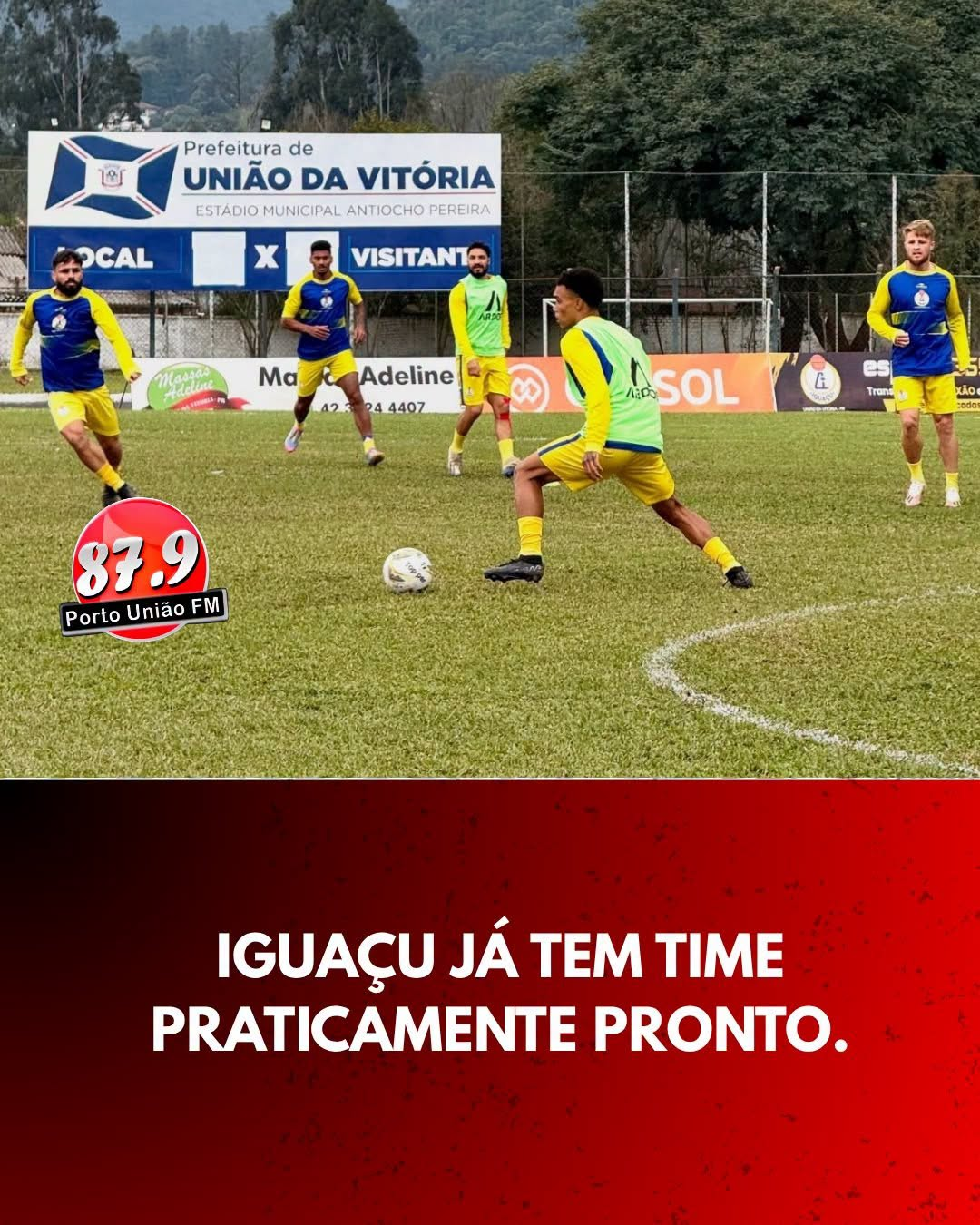 IGUAÇU JÁ TEM TIME PRATICAMENTE PRONTO