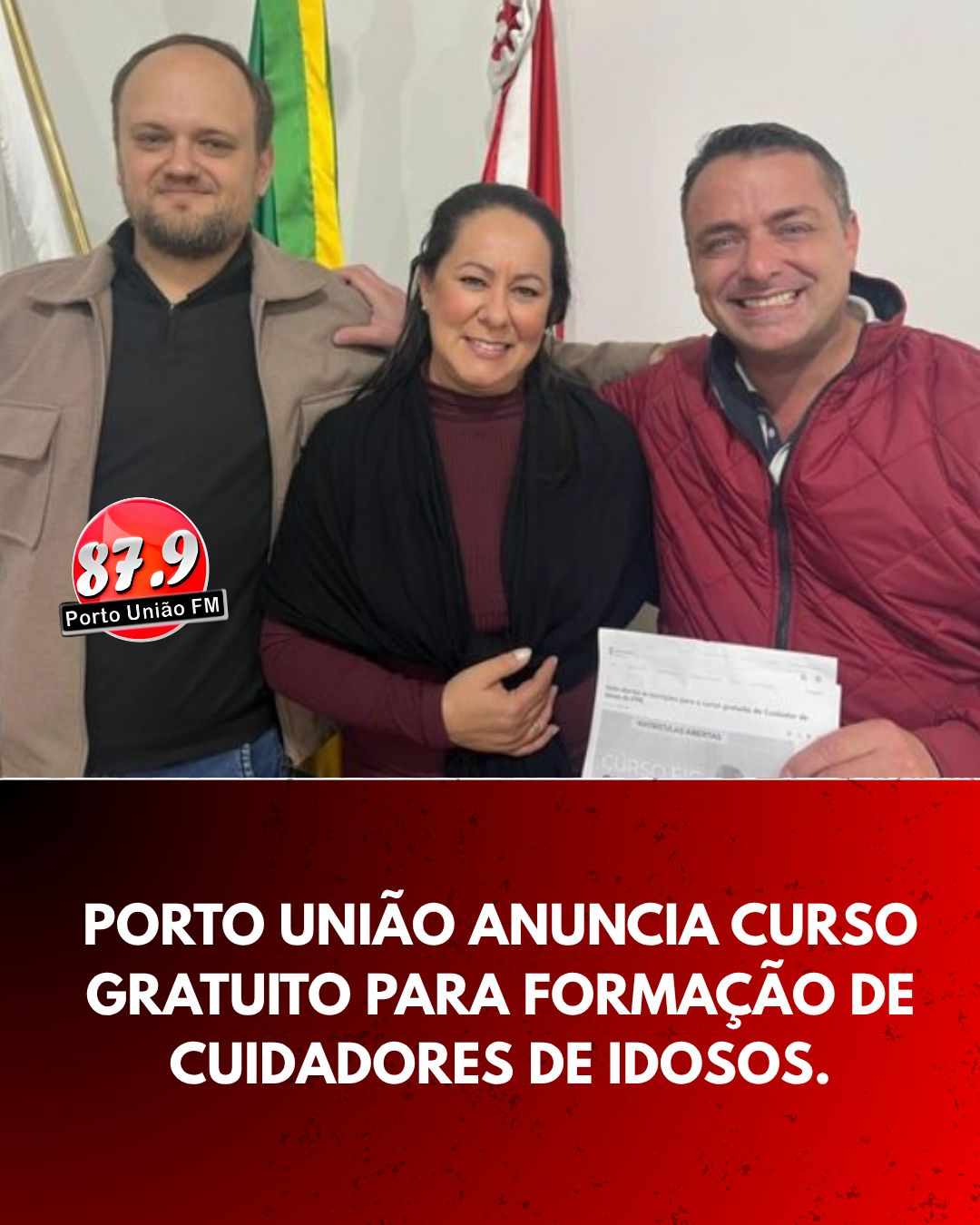 Parceria entre Prefeitura de Porto União e IFPR vai oferecer curso gratuito de Cuidador de Idoso