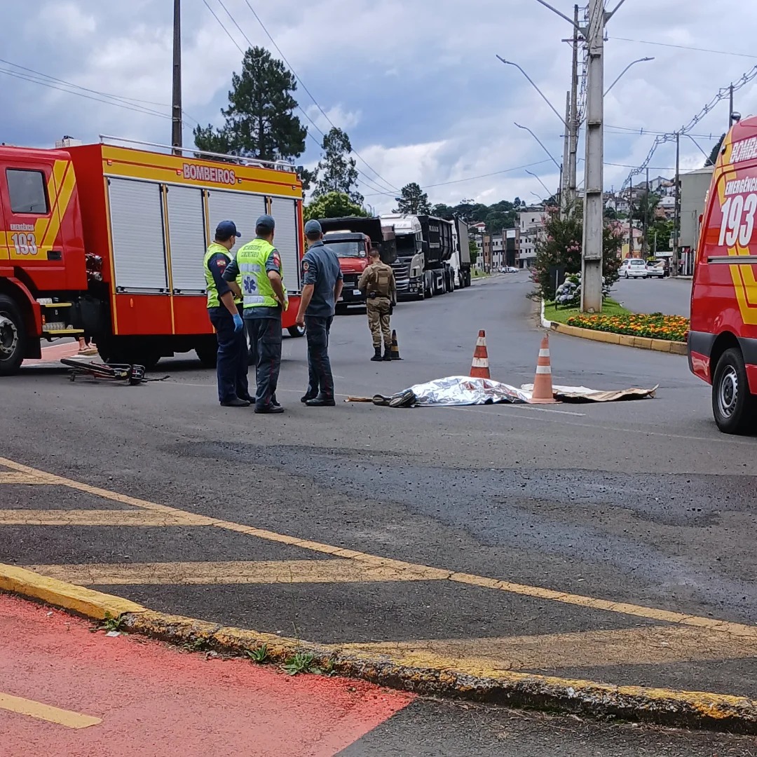 CICLISTA MORRE ATROPELADO NO SANTA ROSA