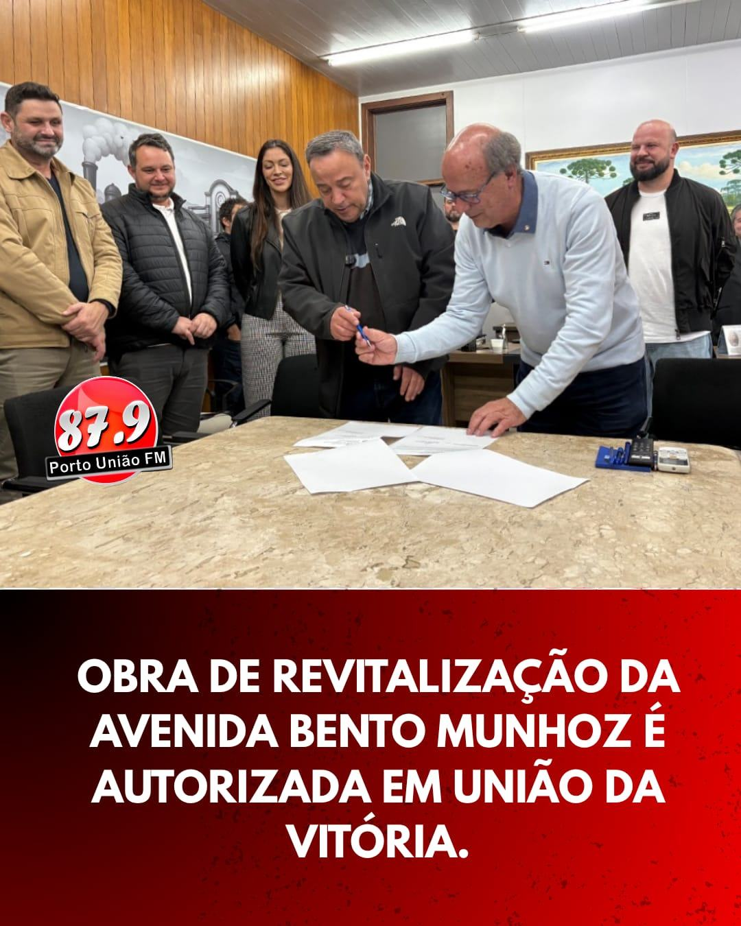 Prefeitura de União da Vitória autoriza início das obras de revitalização da Avenida Bento Munhoz da Rocha Neto