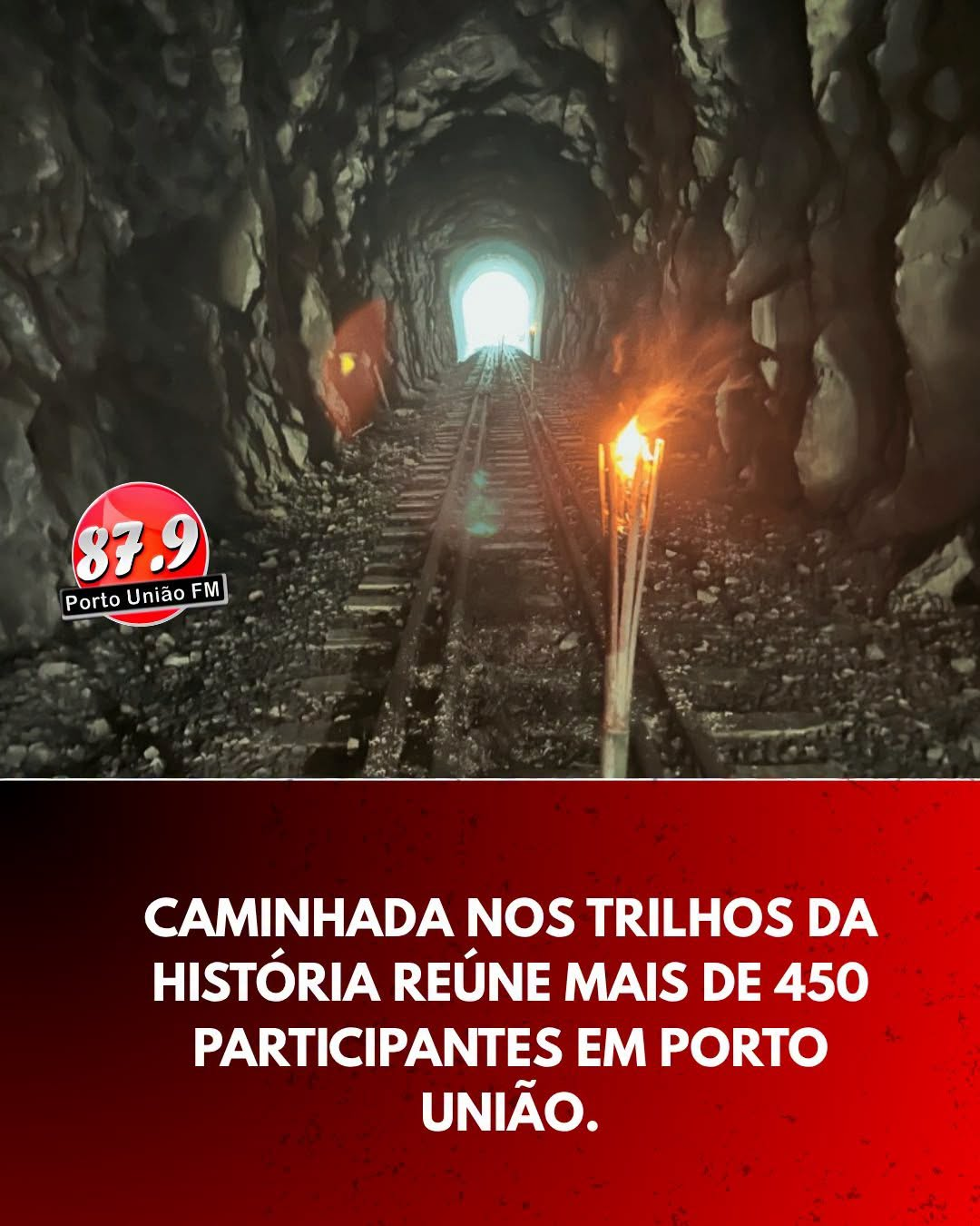 Caminhada Nos Trilhos da História reúne mais de 450 participantes em Porto União