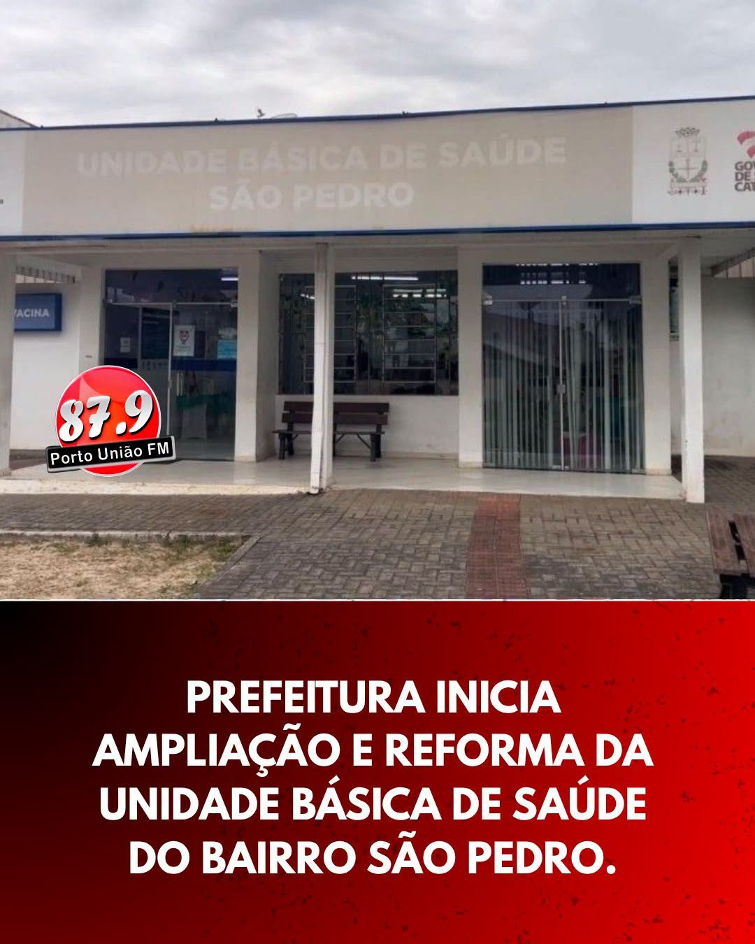 A Prefeitura de Porto União anunciou o início das obras de ampliação e reforma da Unidade Básica de Saúde (UBS) do bairro São Pedro.