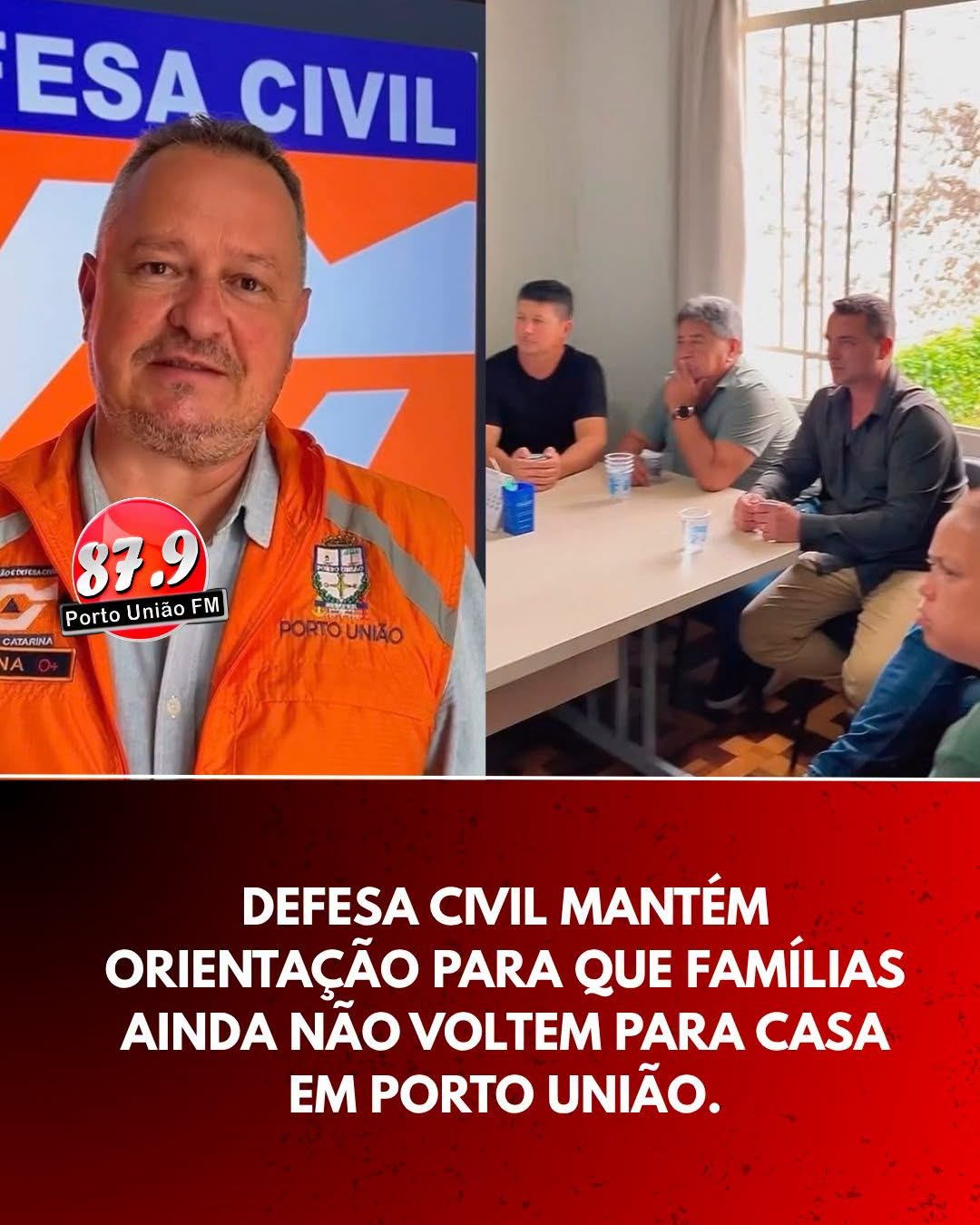 Defesa Civil mantém orientação para que moradores não retornem às áreas atingidas pela enchente
