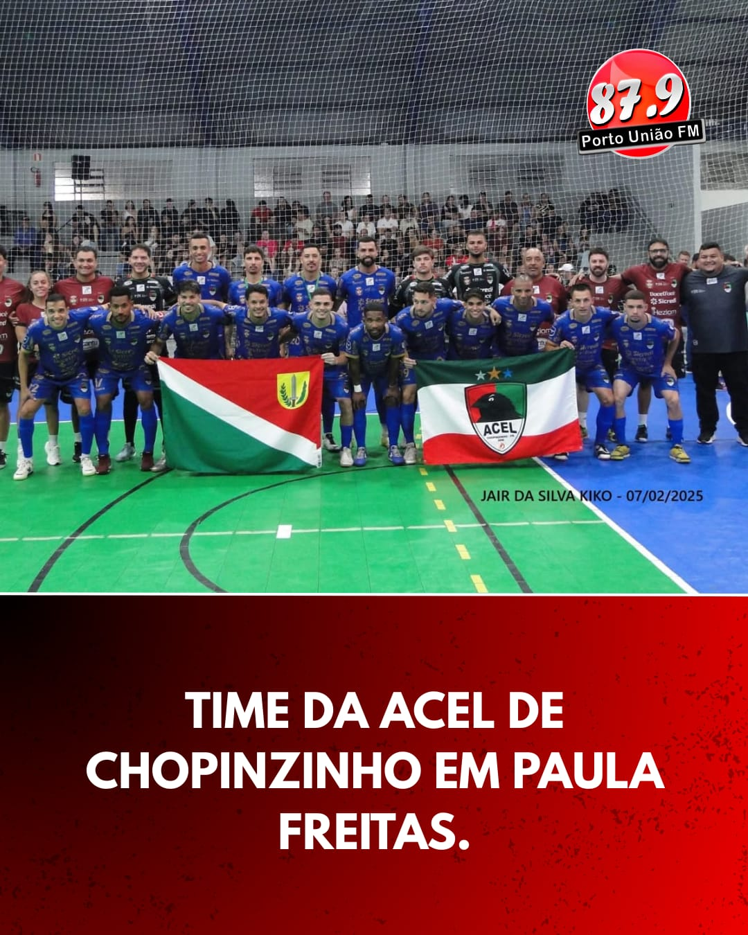 ACEL Chopinzinho é atração na Festa da Melancia de Paula Freitas e lota ginásio