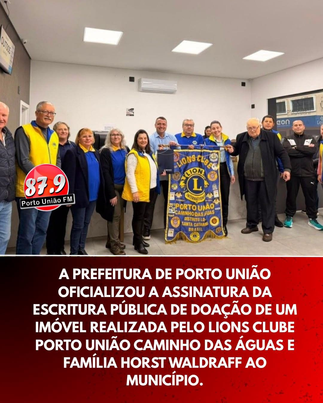 Porto União recebe doação de imóvel que será transformado em creche no bairro Santa Rosa
