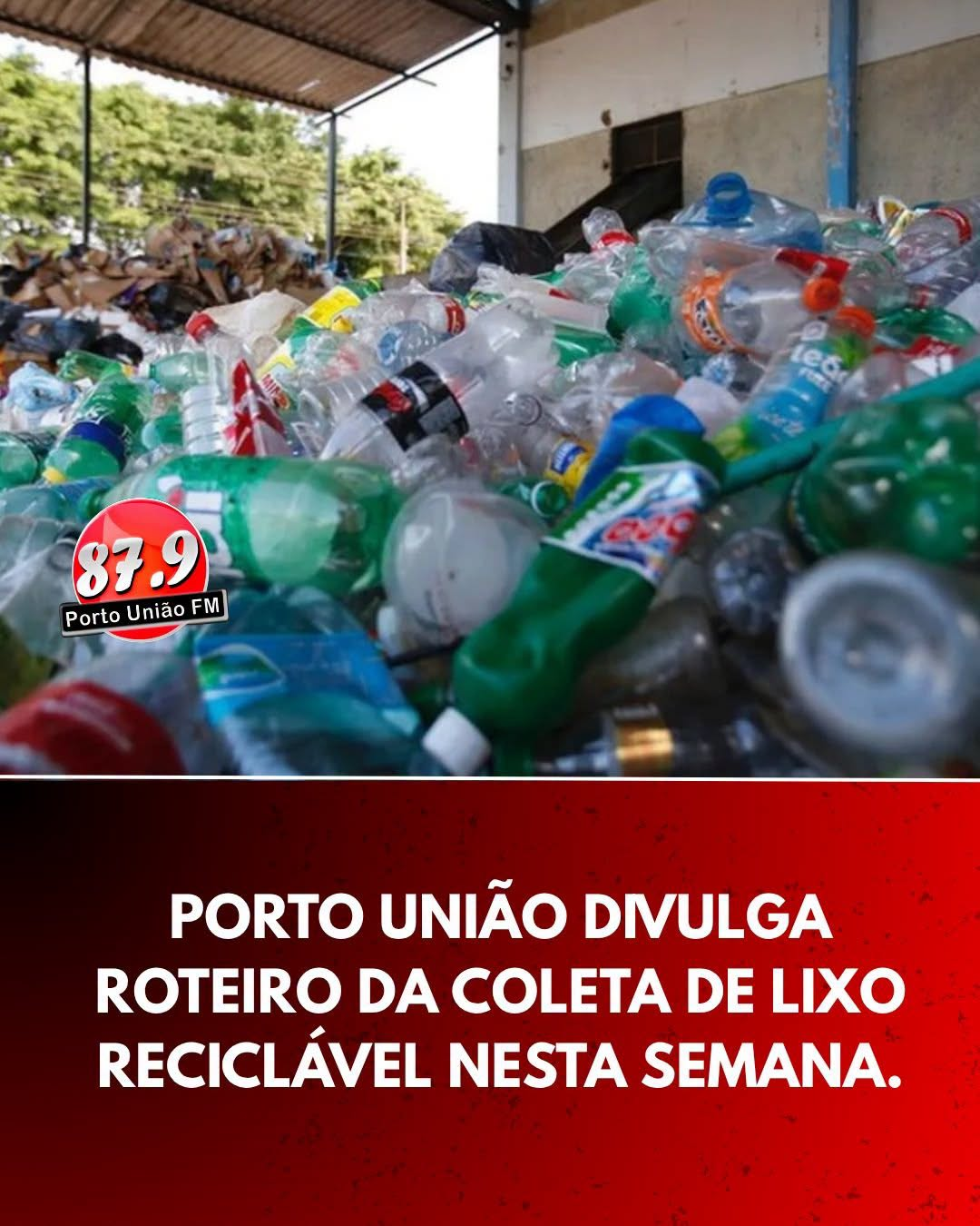 Coleta de recicláveis atende comunidades do interior de Porto União nesta semana