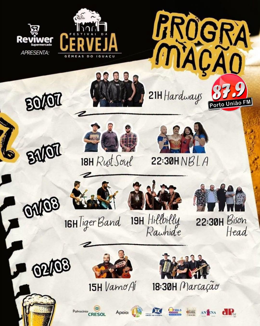 Festival da Cerveja das Gêmeas do Iguaçu começou nesta quinta com oito dias de atrações e novidades