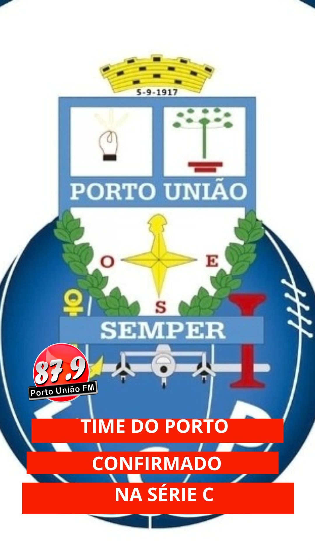 TIME DO PORTO CONFIRMA PARTICIPAÇÃO NA SÉRIE C