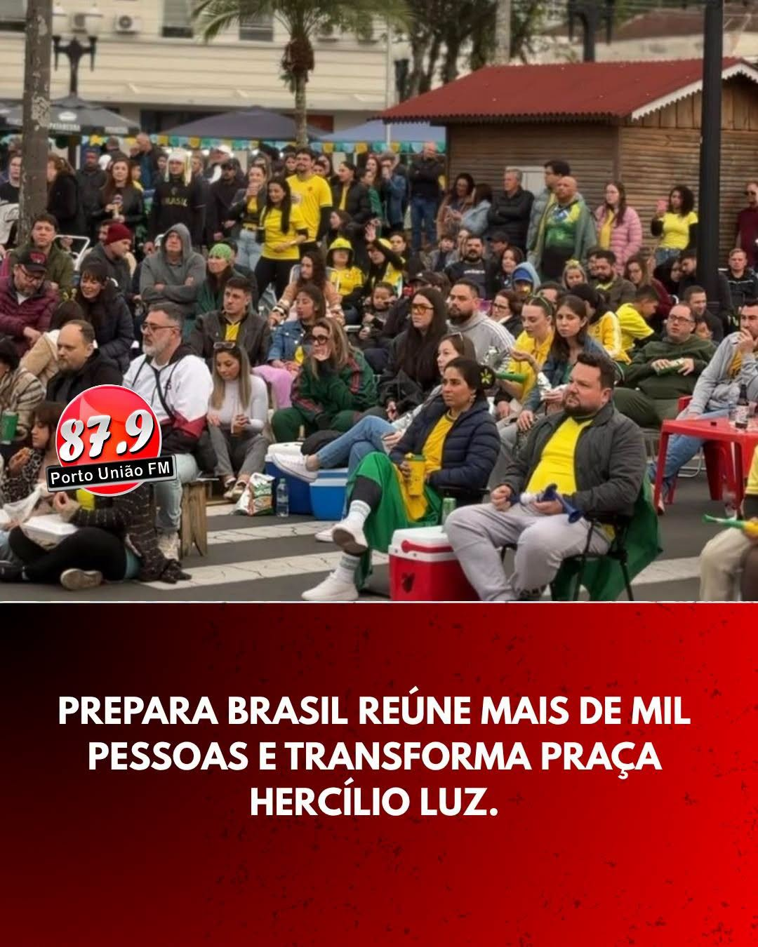 Mesmo com a derrota da Seleção Brasileira, o evento Prepara Brasil foi marcado pelo sucesso de público em Porto União.
