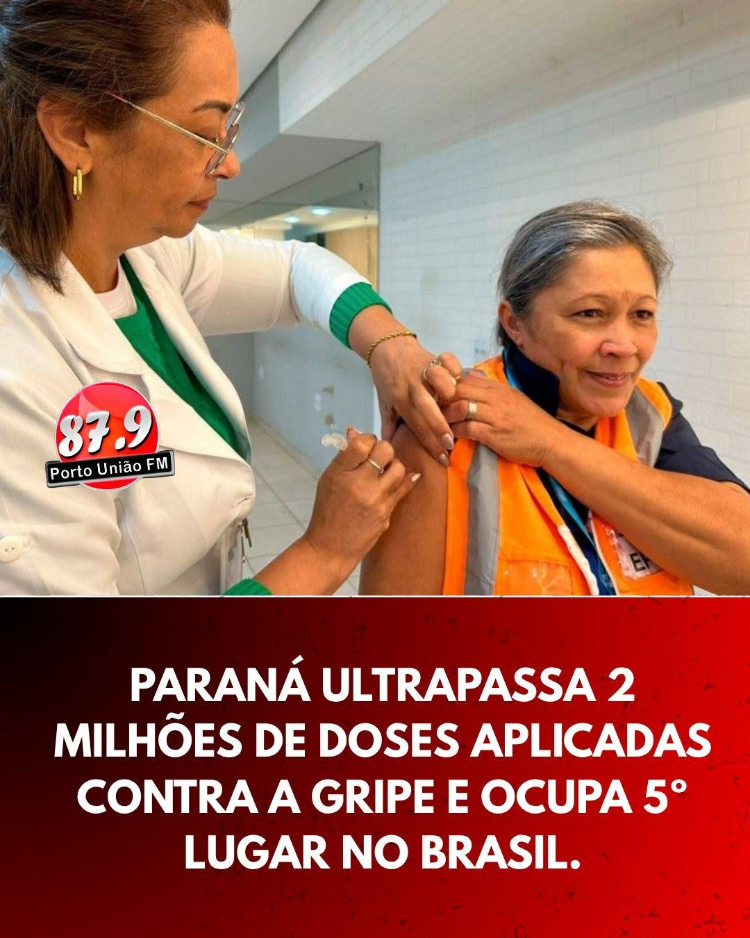 Paraná ultrapassa marca de 2 milhões de doses aplicadas contra a gripe e mantém vacinação dos grupos prioritários