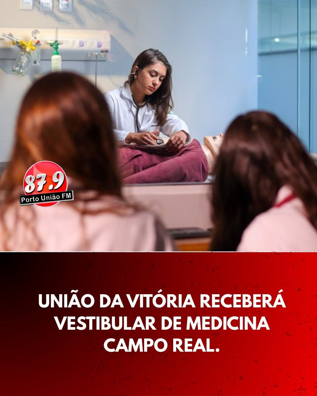 União da Vitória receberá prova do Vestibular de Medicina Campo Real 2027