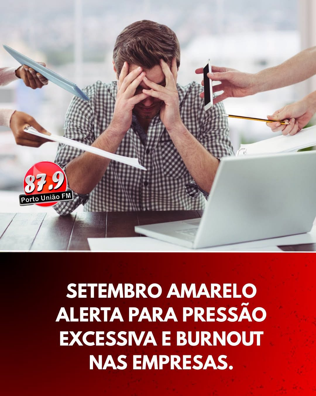 Setembro Amarelo reforça importância da saúde mental no ambiente de trabalho