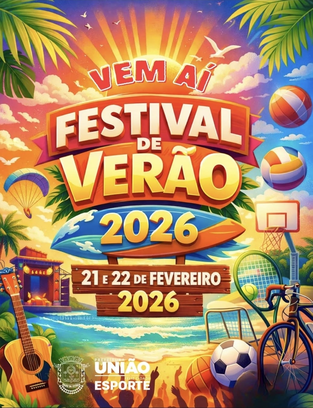 Festival de Verão acontece nesse fim de Semana
