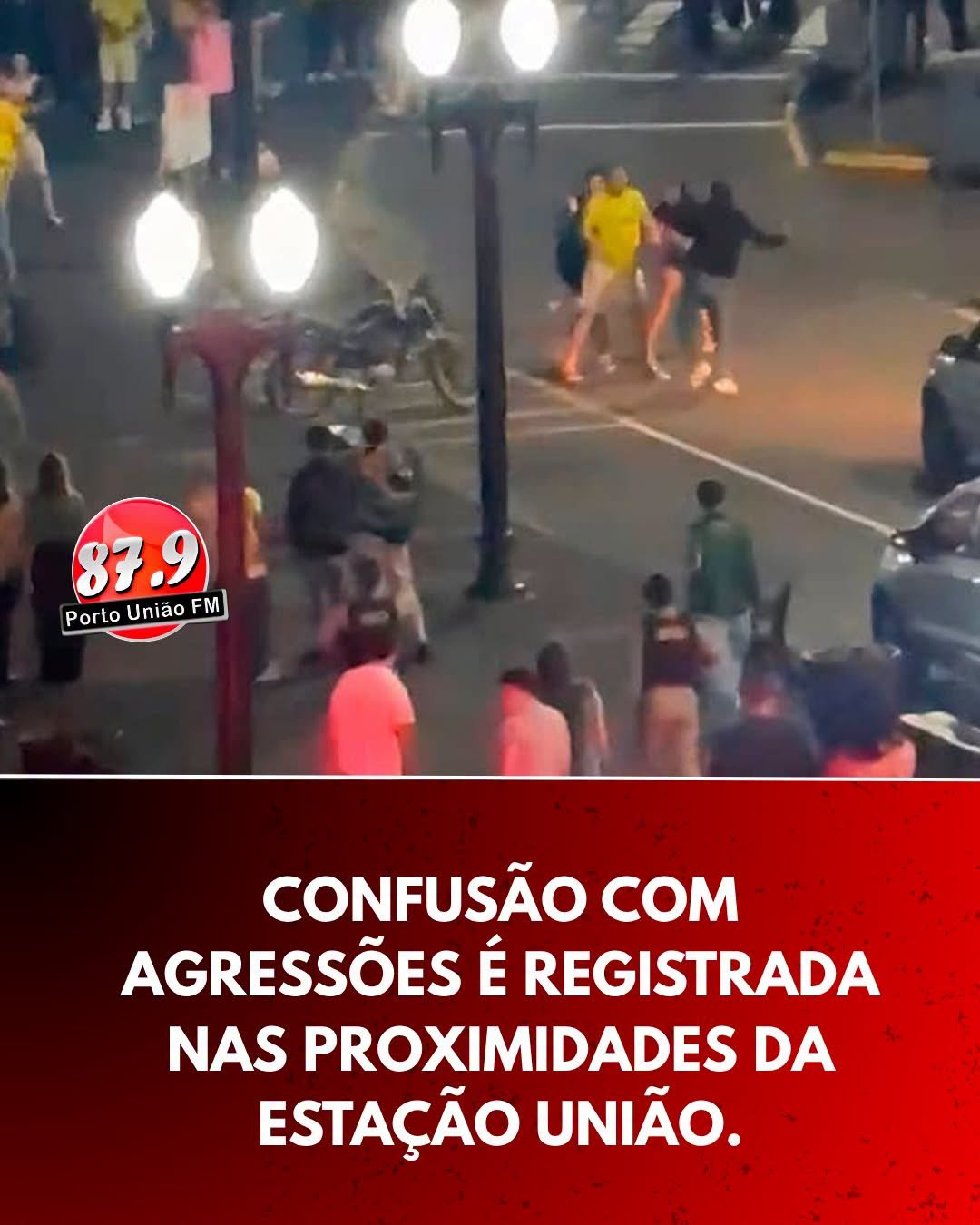 Confusão com agressões é registrada nas proximidades da Estação União