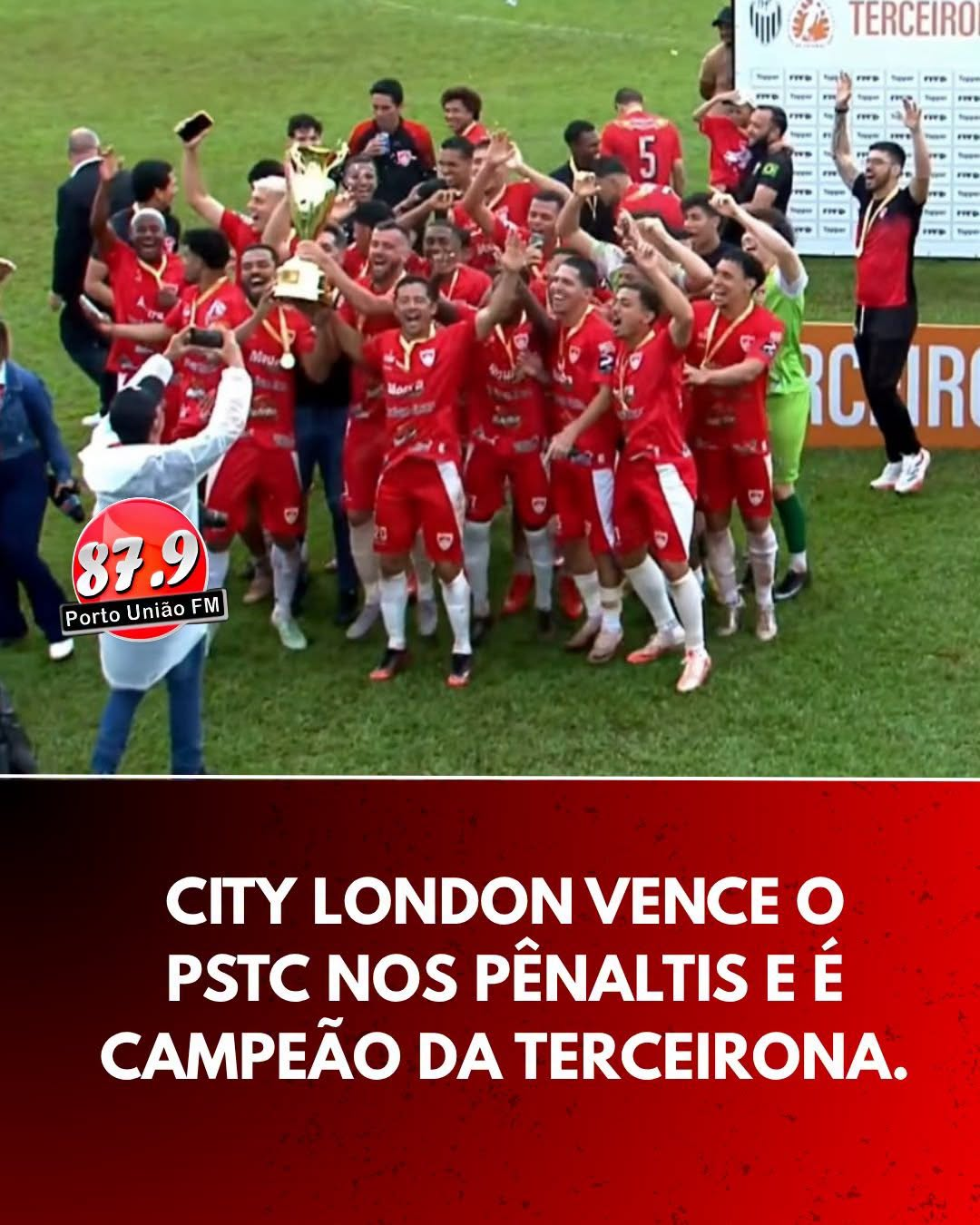 O City London é o campeão da Terceira Divisão do Campeonato Paranaense de 2026.