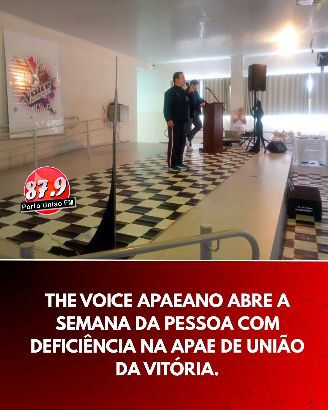 APAE de União da Vitória abre Semana da Pessoa com Deficiência com o The Voice Apaeano