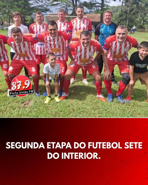 O Campeonato Municipal de Futebol Sete do Interior 2026 segue mobilizando as comunidades de Porto União.