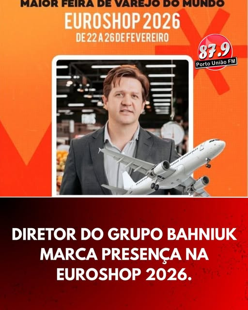 O CEO e diretor do Grupo Bahniuk, Clemente Bahniuk, está participando da EuroShop 2026