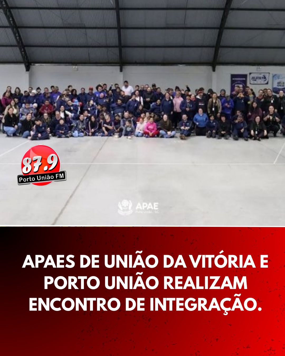 APAE de União da Vitória participa de encontro de integração com instituição de Porto União