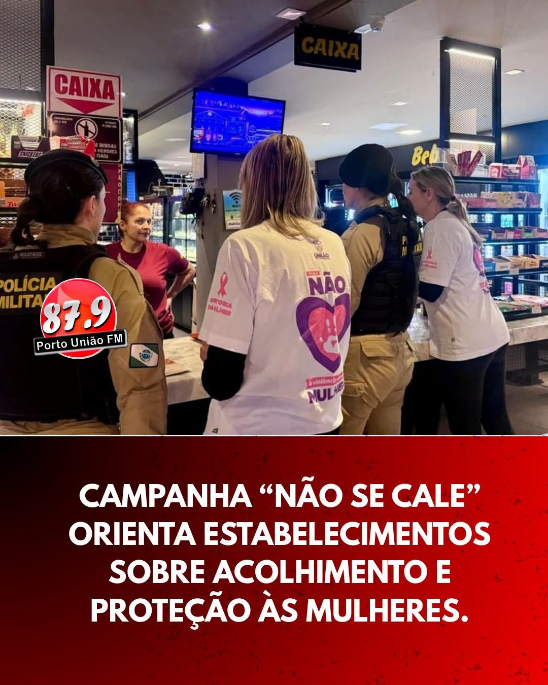 ​União da Vitória inicia campanha “Não se Cale” para combater a violência contra a mulher