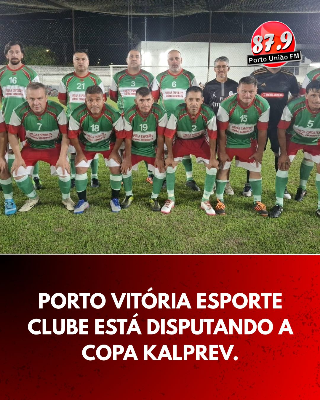 Porto Vitória disputa a Copa Kalprev de Futebol 7 Veteranos