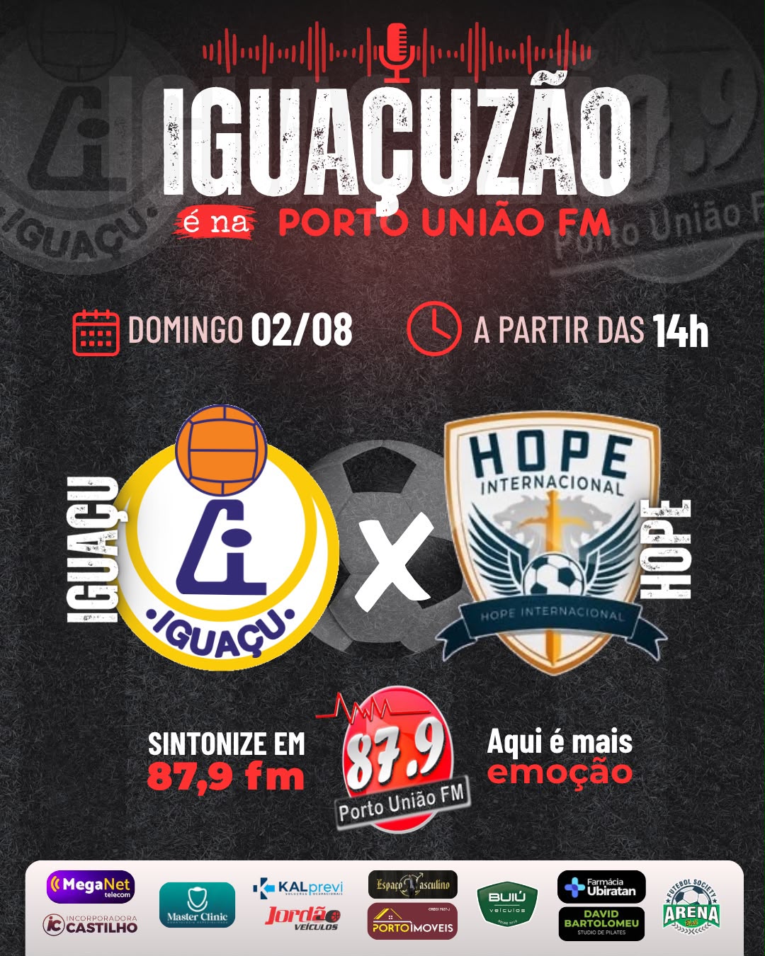 É DIA DE IGUAÇUZÃO NA PORTO UNIÃO FM!