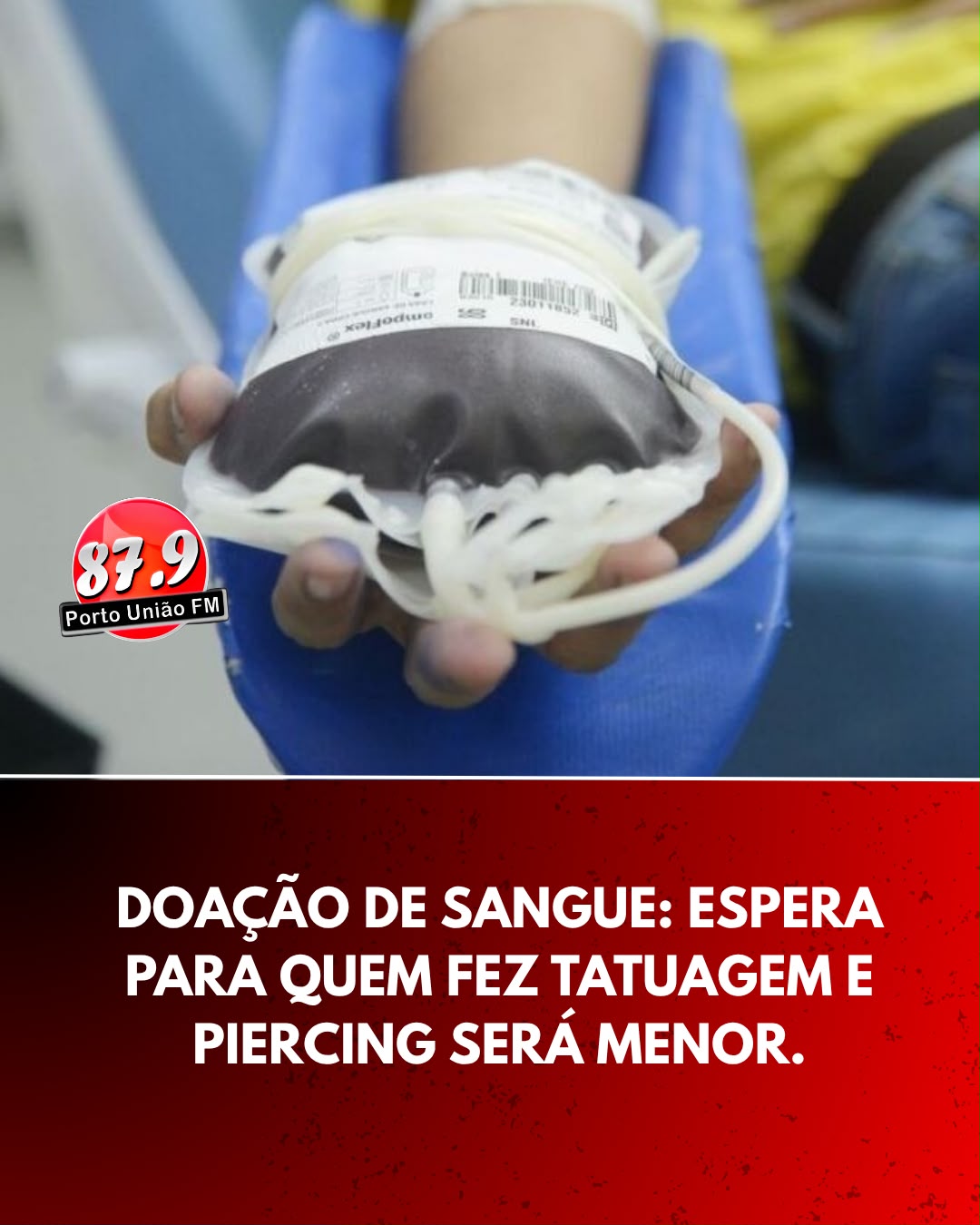 Novas regras para doação de sangue entram em vigor em outubro no Brasil